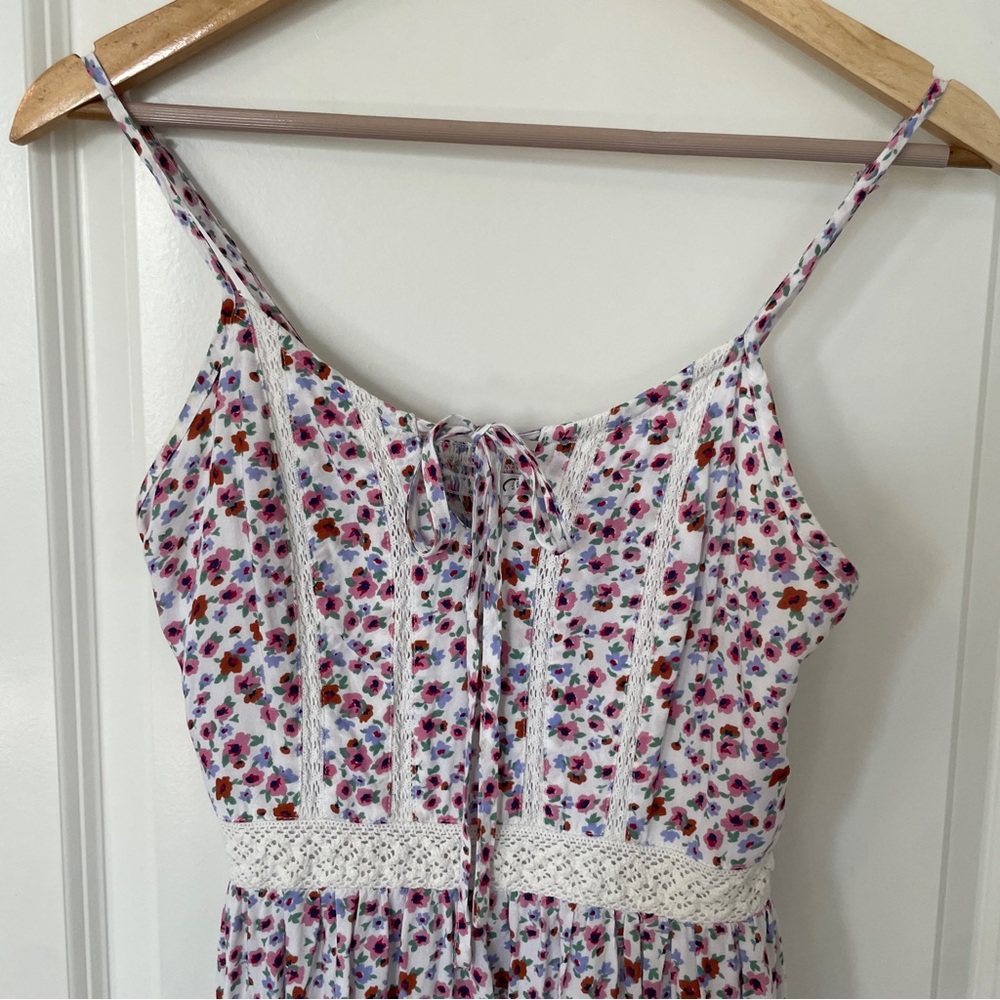High low floral strappy dress!